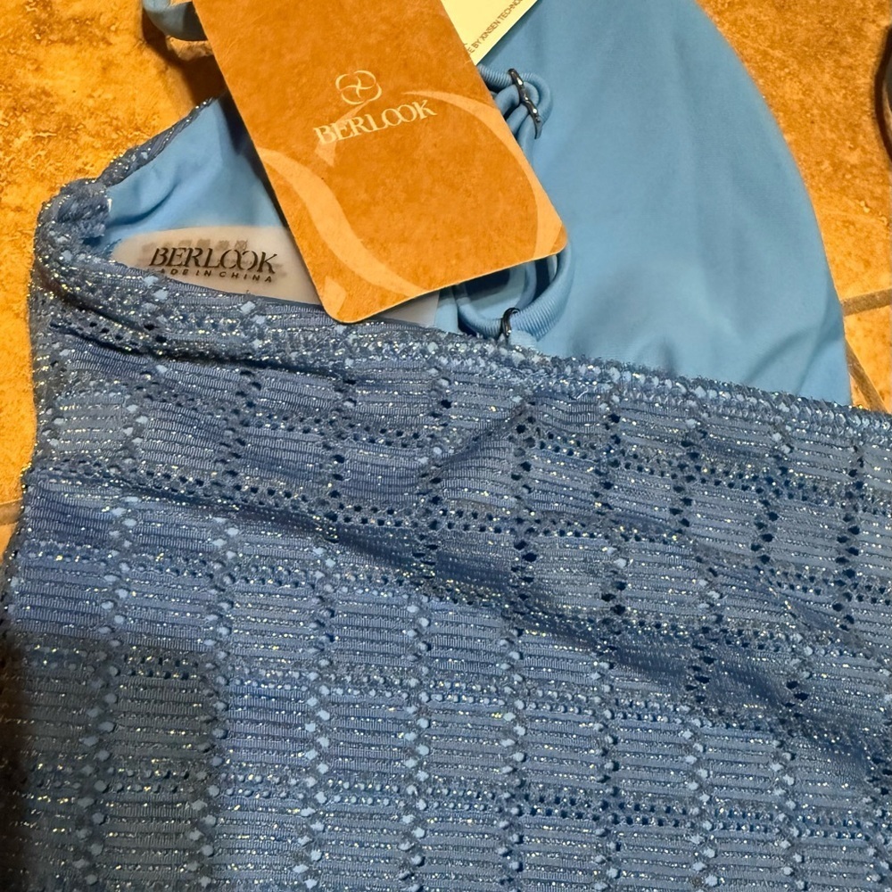 Berlook Blue Women's Bikini Set - Picture 3 of 5